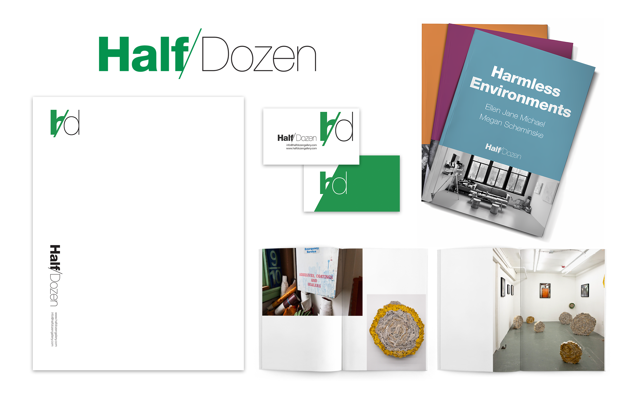 Half Dozen design work