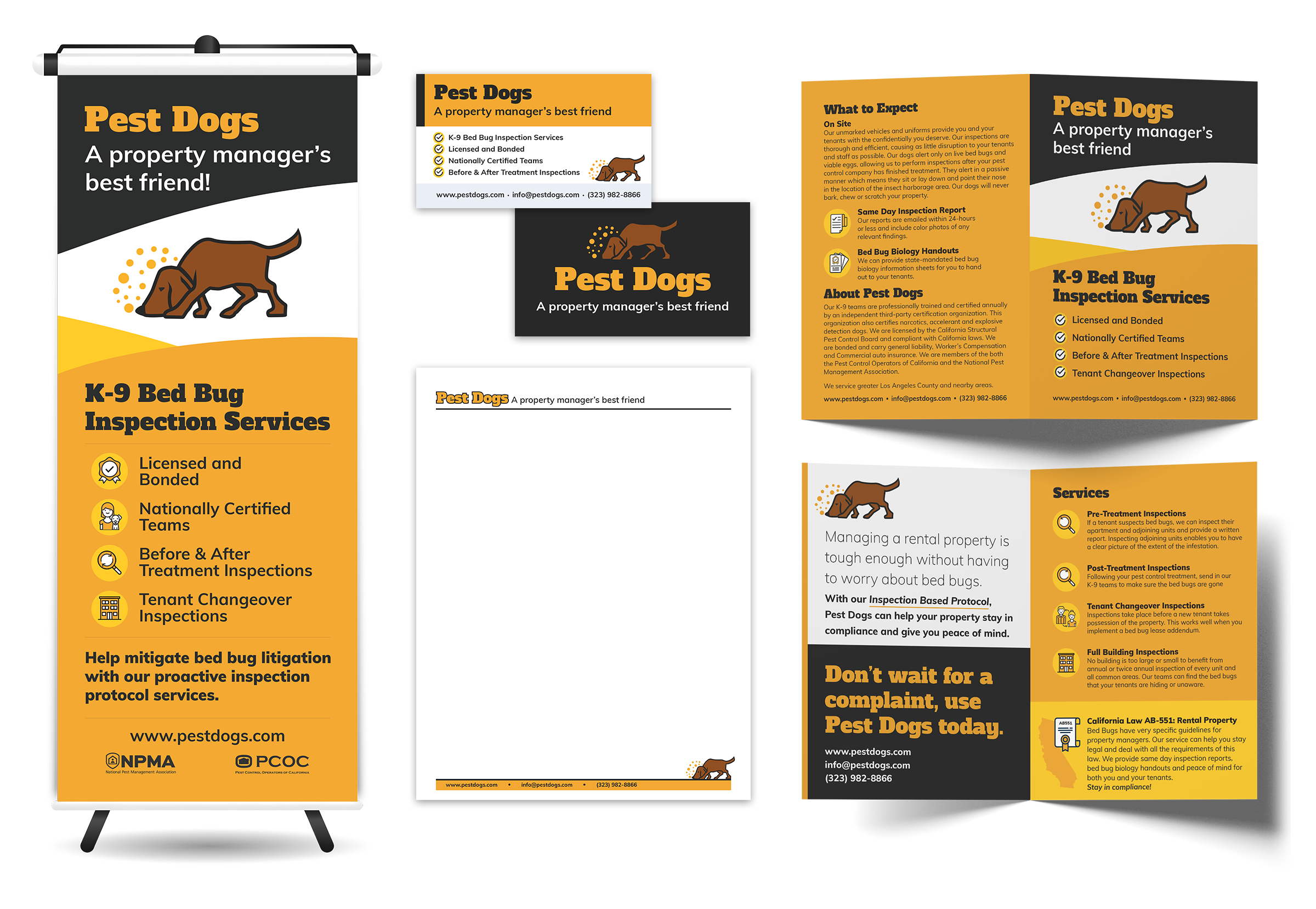 Pest Dogs design work